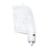 White All-Purpose Debris Bag With Hook and Loop Closure